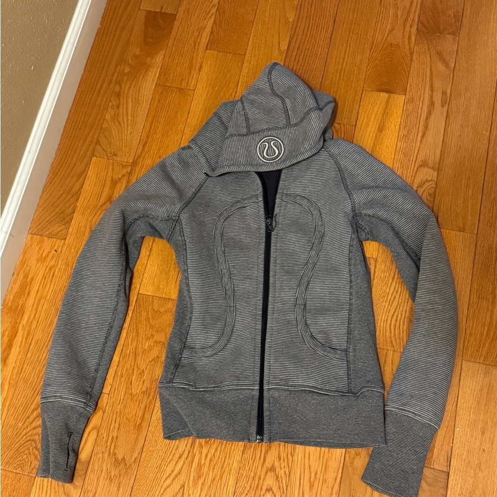 lululemon athletica Charcoal Zip-Up Hoodie